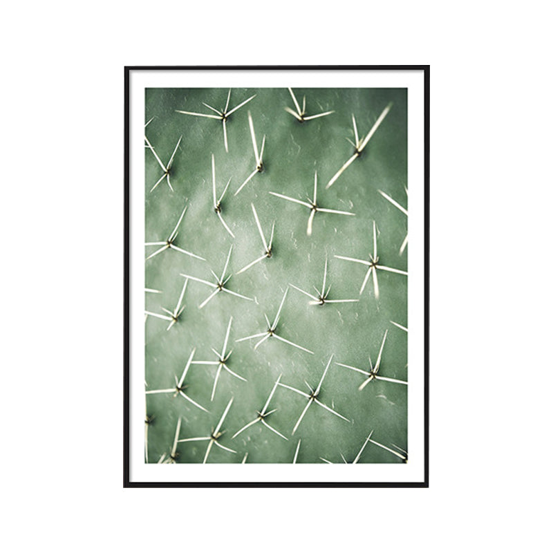 Cactus Painting Soft Color Canvas Wall Art Print Textured, Multiple Sizes Options Clearhalo 'Art Gallery' 'Canvas Art' 'Coastal Art Gallery' 'Tropical' Arts' 1765333