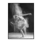 Contemporary Dancer Wall Art Canvas Print Textured Grey Wall Decor for House Interior Clearhalo 'Art Gallery' 'Canvas Art' 'Contemporary Art Gallery' 'Modern' Arts' 1765755