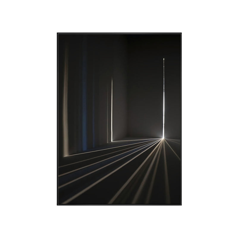 Pastel Color Building Painting Textured Wall Art Print for Bedroom, Multiple Sizes Clearhalo 'Art Gallery' 'Canvas Art' 'Contemporary Art Gallery' 'Modern' Arts' 1765785