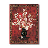 Art Nouveau Planter Art Print Canvas Soft Color Flower Wall Decor, Multiple Sizes Clearhalo 'Arts' 'Canvas Art' 1765877