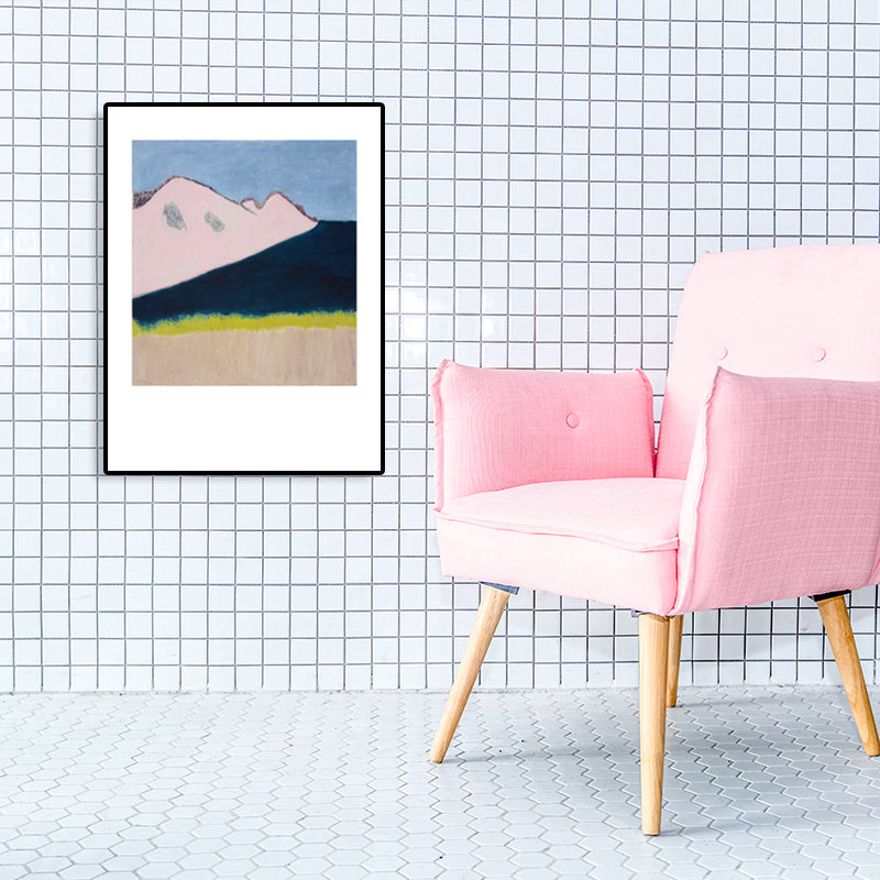 Human Activities Scene Art Print Abstract Expressionism Canvas Textured Painting in Soft Color Clearhalo 'Arts' 'Canvas Art' 1765889