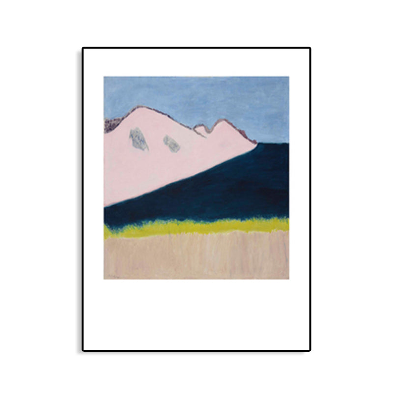 Human Activities Scene Art Print Abstract Expressionism Canvas Textured Painting in Soft Color Clearhalo 'Arts' 'Canvas Art' 1765891