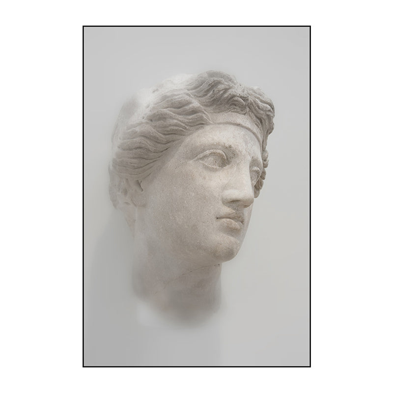 Light Color Sculpture Painting Textured Vintage Style Dining Room Wrapped Canvas Clearhalo 'Arts' 'Canvas Art' 1765986