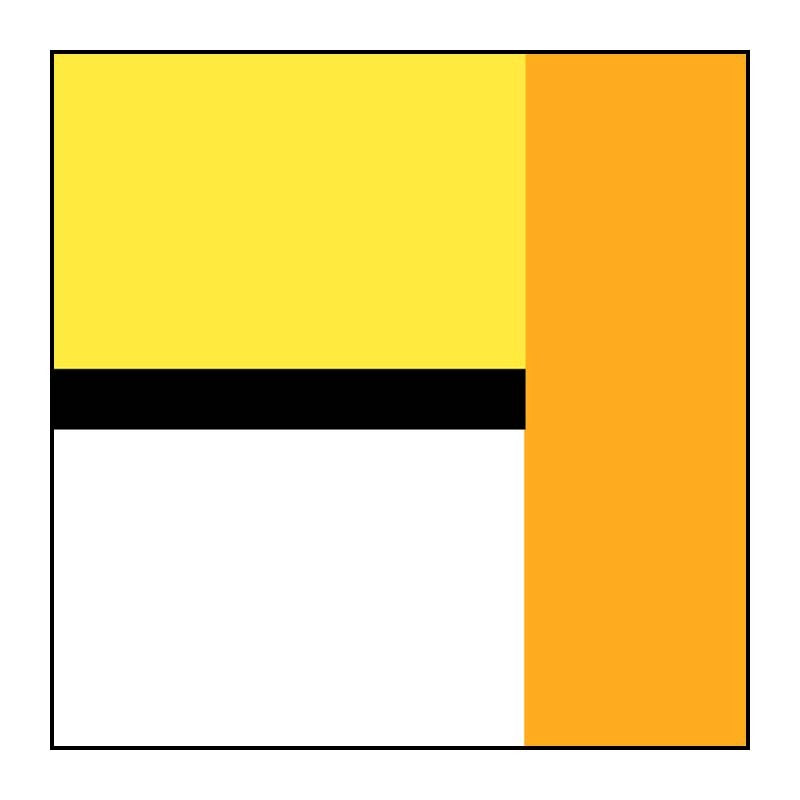Bright Color-Blocking Geometric Canvas Textured Minimalist Living Room Wall Art Print Clearhalo 'Art Gallery' 'Canvas Art' 'Contemporary Art Gallery' 'Modern' Arts' 1766118