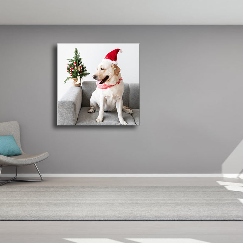 Canvas Textured Painting Childrens'Art Pet Dog Wall Decor, Multiple Sizes Options Clearhalo 'Art Gallery' 'Canvas Art' 'Kids' Arts' 1766238