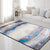 Multicolor Shabby Chic Rug Polyester Abstract Rug Machine Washable Anti-Slip Backing Carpet for Decoration Blue Clearhalo 'Area Rug' 'Rugs' 'Shabby Chic' Rug' 1766355