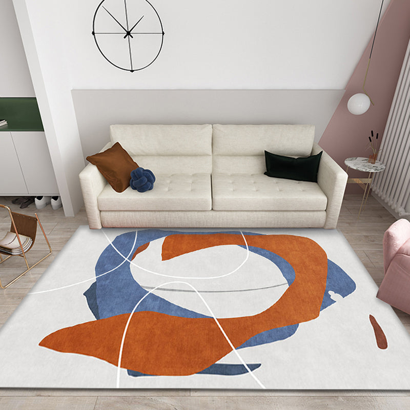 Creative Multicolor Modernist Rug Polyester Abstract Rug Washable Pet Friendly Non-Slip Carpet for Living Room Clearhalo 'Area Rug' 'Rug' 1766557