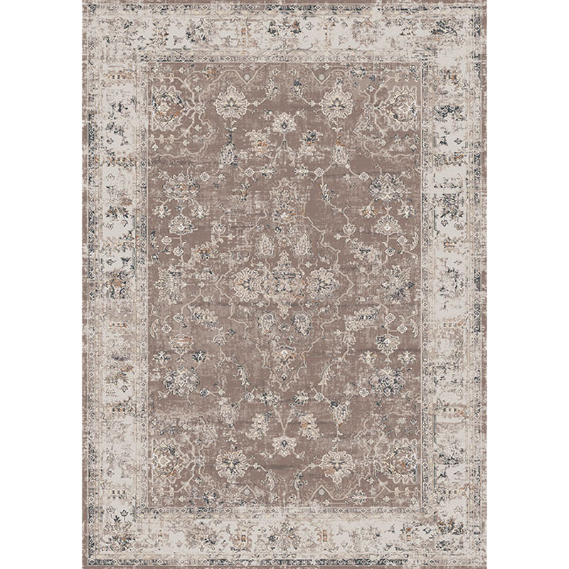 Vintage Medallion Pattern Rug Multicolor Polyester Rug Washable Pet Friendly Anti-Slip Carpet for Living Room Clearhalo 'Area Rug' 'Rugs' 'Shabby Chic' Rug' 1766652