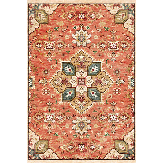 Vintage Medallion Pattern Rug Multicolor Polyester Rug Washable Pet Friendly Anti-Slip Carpet for Living Room Clearhalo 'Area Rug' 'Rugs' 'Shabby Chic' Rug' 1766658