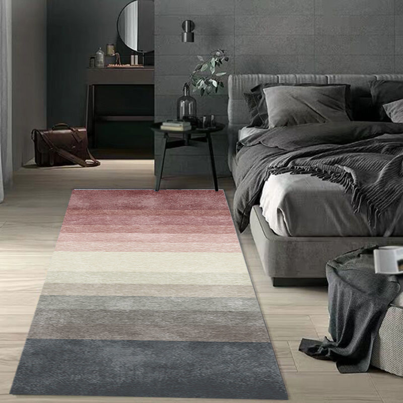 Unique Multicolor Modernist Rug Polyester Ombre Pattern Rug Washable Pet Friendly Non-Slip Carpet for Living Room Red Clearhalo 'Area Rug' 'Modern' 'Rugs' Rug' 1766668