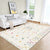 Bohemian Tribal Pattern Rug Light Yellow and Beige Polyester Rug Non-Slip Backing Washable Pet Friendly Carpet for Home Beige Clearhalo 'Area Rug' 'Bohemian' 'Rugs' Rug' 1766681