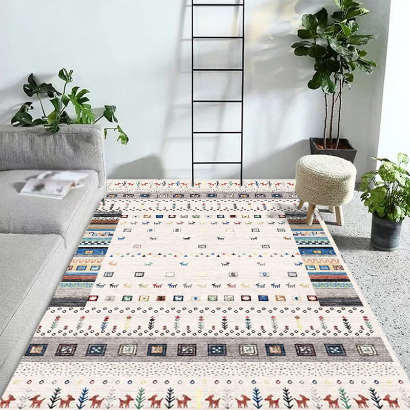 Multicolor Shabby Chic Rug Polyester Tribal Pattern Rug Pet Friendly Washable Anti-Slip Backing Carpet for Decoration Clearhalo 'Area Rug' 'Rugs' 'Shabby Chic' Rug' 1766722