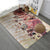 Unique Abstract Rug Red Shabby Chic Rug Polyester Machine Washable Anti-Slip Carpet for Living Room Red Clearhalo 'Area Rug' 'Rugs' 'Shabby Chic' Rug' 1766928