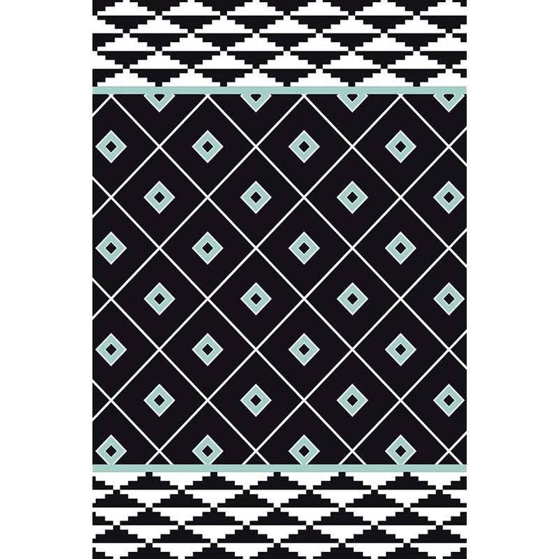 Southwestern Tribal Geometric Pattern Rug Multicolor Polyester Rug Washable Pet Friendly Anti-Slip Carpet for Living Room Clearhalo 'Area Rug' 'Rugs' 'Southwestern' Rug' 1767012