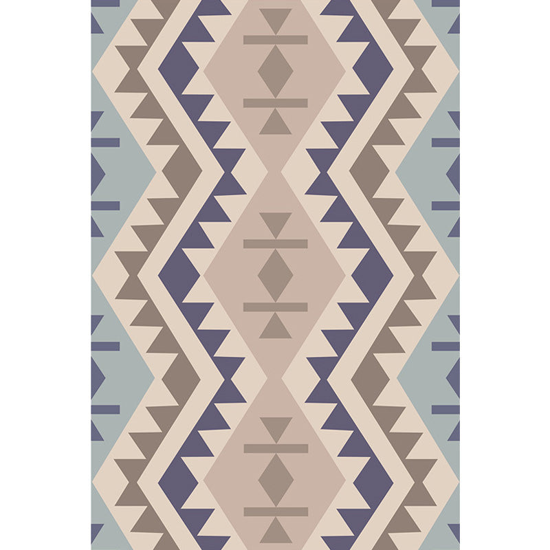 Southwestern Tribal Geometric Pattern Rug Multicolor Polyester Rug Washable Pet Friendly Anti-Slip Carpet for Living Room Clearhalo 'Area Rug' 'Rugs' 'Southwestern' Rug' 1767020