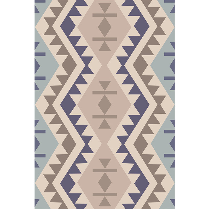 Southwestern Tribal Geometric Pattern Rug Multicolor Polyester Rug Washable Pet Friendly Anti-Slip Carpet for Living Room Clearhalo 'Area Rug' 'Rugs' 'Southwestern' Rug' 1767020