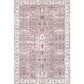 Retro Tribal Flower Pattern Rug Pink and Grey Polyester Rug Washable Pet Friendly Anti-Slip Carpet for Living Room Clearhalo 'Area Rug' 'Rugs' 'Shabby Chic' Rug' 1767067