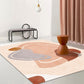 Stylish Modernism Rug Orange Colorblock Striped Pattern Rug Pet Friendly Anti-Slip Washable Area Rug for Decoration Clearhalo 'Area Rug' 'Rug' 1767095