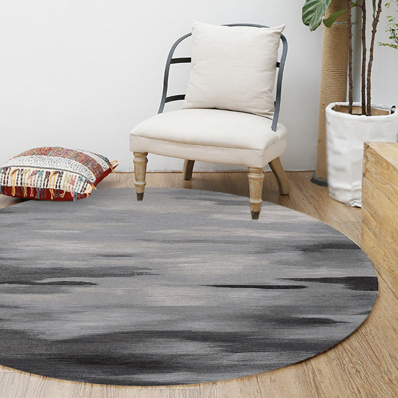 Multicolor Brushstroke Painting Pattern Rug Polyester Modern Rug Washable Anti-Slip Pet Friendly Area Rug for Living Room Grey Clearhalo 'Area Rug' 'Modern' 'Rugs' 'Shabby Chic' Rug' 1767222
