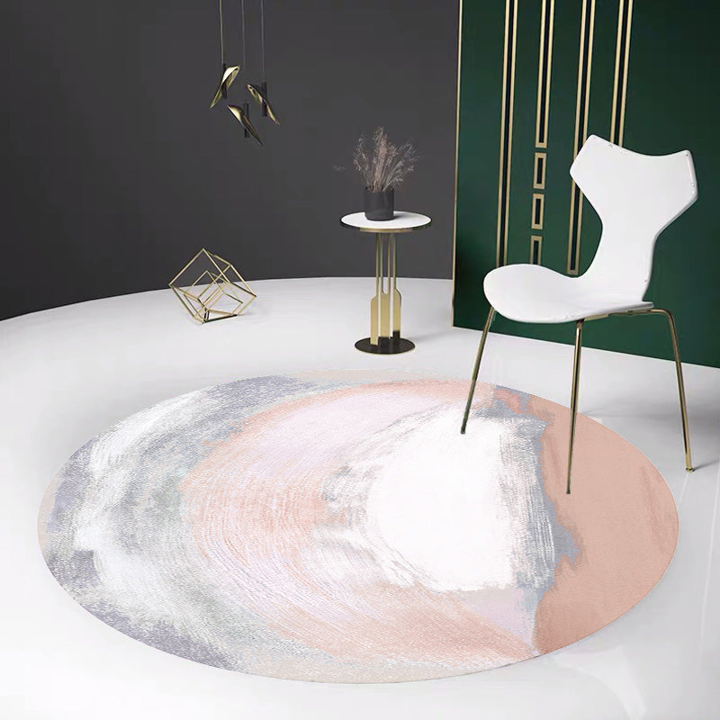 Multicolor Brushstroke Painting Pattern Rug Polyester Modern Rug Washable Anti-Slip Pet Friendly Area Rug for Living Room Clearhalo 'Area Rug' 'Modern' 'Rugs' 'Shabby Chic' Rug' 1767232