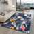 Multicolor Bohemian Rug Polyester Botanical Pattern Rug Pet Friendly Washable Anti-Slip Backing Carpet for Decoration Blue Clearhalo 'Area Rug' 'Bohemian' 'Rugs' Rug' 1767303
