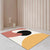 Modernist Colorblock Rug Beige and Yellow Polyester Rug Non-Slip Backing Washable Pet Friendly Carpet for Bedroom Red Clearhalo 'Area Rug' 'Modern' 'Rugs' Rug' 1767347