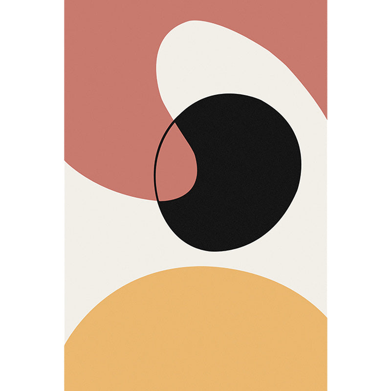 Modernist Colorblock Rug Beige and Yellow Polyester Rug Non-Slip Backing Washable Pet Friendly Carpet for Bedroom Clearhalo 'Area Rug' 'Modern' 'Rugs' Rug' 1767349