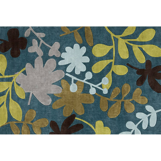 Bohemian Botanical Pattern Rug Multicolor Polyester Rug Washable Pet Friendly Anti-Slip Carpet for Living Room Clearhalo 'Area Rug' 'Bohemian' 'Rugs' Rug' 1767413