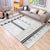 Unique Tribal Pattern Rug Light Grey Bohemian Rug Polyester Pet Friendly Non-Slip Backing Washable Area Rug for Living Room Light Gray Clearhalo 'Area Rug' 'Bohemian' 'Rugs' Rug' 1767427