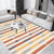 Bohemian Tribal Geometric Pattern Rug Orange and Yellow Polyester Rug Washable Pet Friendly Anti-Slip Carpet for Living Room Yellow-Red Clearhalo 'Area Rug' 'Bohemian' 'Rugs' Rug' 1767481