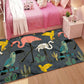 Stylish Multicolor Kids Rug Polyester Animal and Striped Pattern Rug Washable Pet Friendly Non-Slip Carpet for Nursery Dark Gray Clearhalo 'Area Rug' 'Rug' 1767490