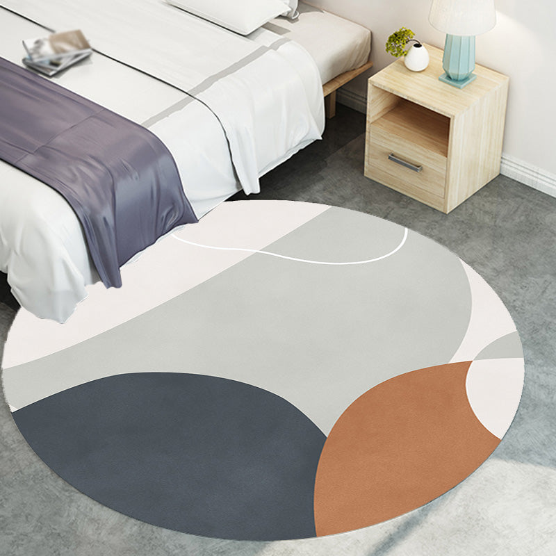 Colorful Modern Rug Colorblock Rug Pet Friendly Anti-Slip Machine Washable Area Rug for Decoration Blue Clearhalo 'Area Rug' 'Modern' 'Rugs' Rug' 1767521