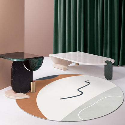 Colorful Modern Rug Colorblock Rug Pet Friendly Anti-Slip Machine Washable Area Rug for Decoration Yellow-Red Clearhalo 'Area Rug' 'Modern' 'Rugs' Rug' 1767524