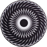 Black and White Moroccan Rug Polyester Flower Pattern Rug Pet Friendly Washable Anti-Slip Backing Carpet for Decoration Clearhalo 'Area Rug' 'Moroccan' 'Rugs' Rug' 1767545