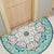 Bohemian Floral Pattern Rug Multicolor Polyester Rug Machine Washable Non-Slip Backing Area Rug for Living Room Blue Clearhalo 'Area Rug' 'Moroccan' 'Rugs' Rug' 1767564