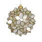 Globe Suspension Pendant Modernism Shell 1 Light Hanging Ceiling Light in White/Beige Clearhalo 'Ceiling Lights' 'Modern Pendants' 'Modern' 'Pendant Lights' 'Pendants' Lighting' 176840