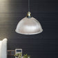 1 Light Hanging Ceiling Light with Dome Prismatic Glass Industrial Living Room Pendant Lighting Clearhalo 'Ceiling Lights' 'Close To Ceiling Lights' 'Glass shade' 'Glass' 'Industrial Pendants' 'Industrial' 'Middle Century Pendants' 'Pendant Lights' 'Pendants' 'Tiffany' Lighting' 1771837
