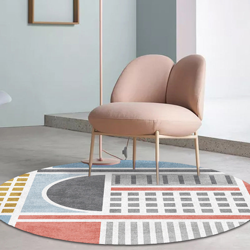 Stylish Modernism Rug Multicolor Geometric Pattern Rug Pet Friendly Anti-Slip Washable Area Rug for Decoration Clearhalo 'Area Rug' 'Modern' 'Rugs' Rug' 1779553