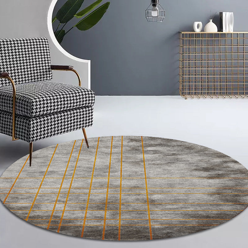 Multicolor Plaid Pattern Rug Polyester Modern Rug Washable Anti-Slip Pet Friendly Area Rug for Living Room Clearhalo 'Area Rug' 'Rugs' 'Shabby Chic' Rug' 1779597