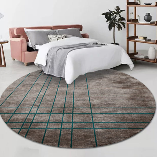 Multicolor Plaid Pattern Rug Polyester Modern Rug Washable Anti-Slip Pet Friendly Area Rug for Living Room Clearhalo 'Area Rug' 'Rugs' 'Shabby Chic' Rug' 1779605