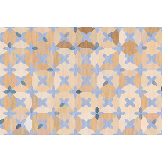 Simple Multicolor Modernist Rug Polyester Geometric and Plaid Pattern Rug Washable Pet Friendly Non-Slip Carpet for Living Room