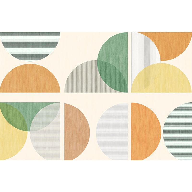 Modernist Geometric Pattern Rug with Stripe Multicolor Polyester Rug Non-Slip Backing Washable Pet Friendly Carpet for Home Clearhalo 'Area Rug' 'Rug' 1779930