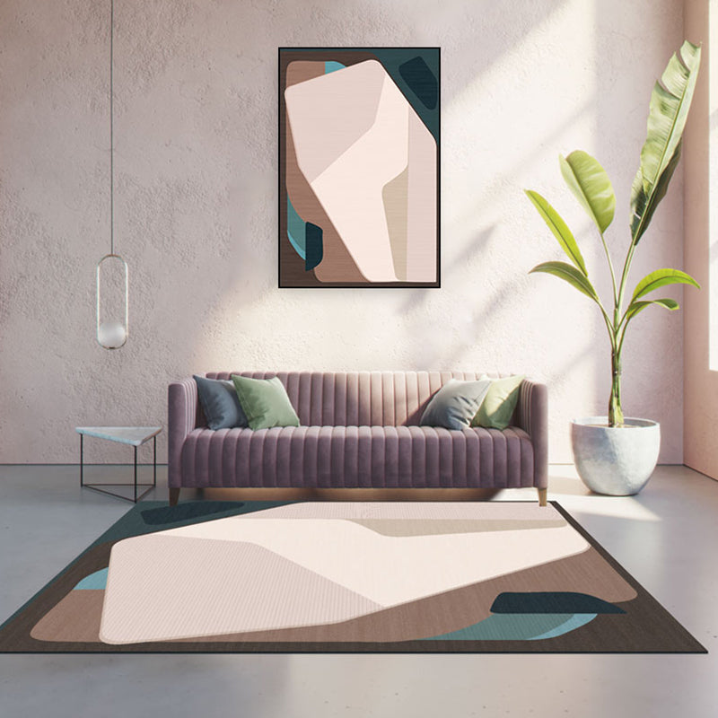Stylish Modernism Rug Multicolor Colorblock Rug Pet Friendly Anti-Slip Washable Area Rug for Decoration Clearhalo 'Area Rug' 'Modern' 'Rugs' Rug' 1779954