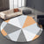 Multicolor Geometric Pattern Rug Polyester Novelty Rug Washable Anti-Slip Pet Friendly Area Rug for Study Yellow-Red Clearhalo 'Area Rug' 'Modern' 'Rugs' Rug' 1780064