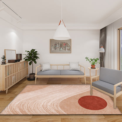 Stylish Modernism Rug Multicolor Swirl Stripe Pattern Rug Pet Friendly Anti-Slip Washable Area Rug for Decoration Brown Clearhalo 'Area Rug' 'Rug' 1780109