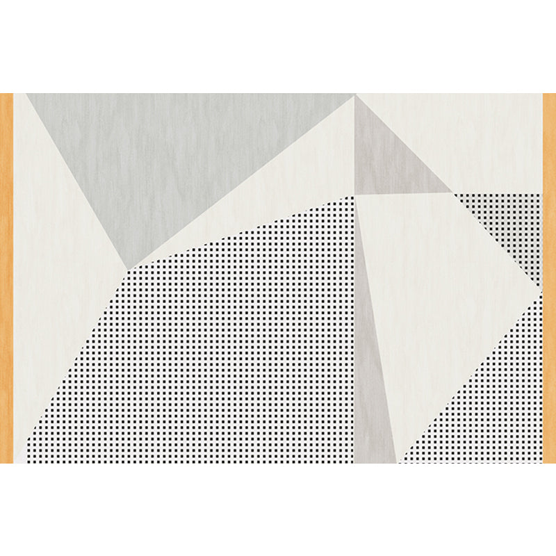 Funky Modernism Rug Green and Grey Geometric and Checked Pattern Rug Pet Friendly Anti-Slip Washable Area Rug for Decoration Clearhalo 'Area Rug' 'Rug' 1780145