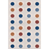 Novelty Circles Pattern Rug Multicolor Polyester Rug Non-Slip Backing Washable Pet Friendly Carpet for Home Clearhalo 'Area Rug' 'Rug' 1780298