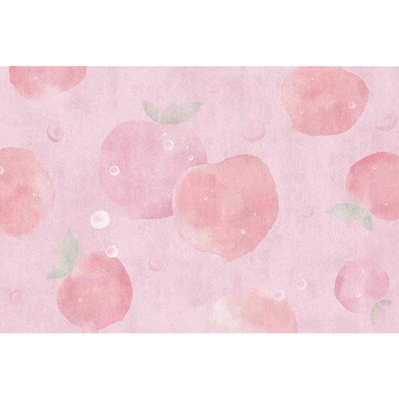 Pink Multicolor Floral Pattern Rug Polyester Contemporary Rug Washable Anti-Slip Pet Friendly Area Rug for Living Room Clearhalo 'Area Rug' 'Modern' 'Rugs' Rug' 1780445