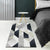 Modernist Geometric Pattern Rug Multicolor Polyester Rug Non-Slip Backing Washable Pet Friendly Carpet for Bedroom Grey Clearhalo 'Area Rug' 'Modern' 'Rugs' Rug' 1780732