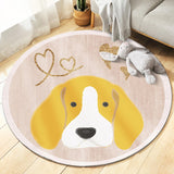 Unique Multicolor Kids Rug Polyester Animal Pattern Rug Washable Pet Friendly Non-Slip Carpet for Nursery